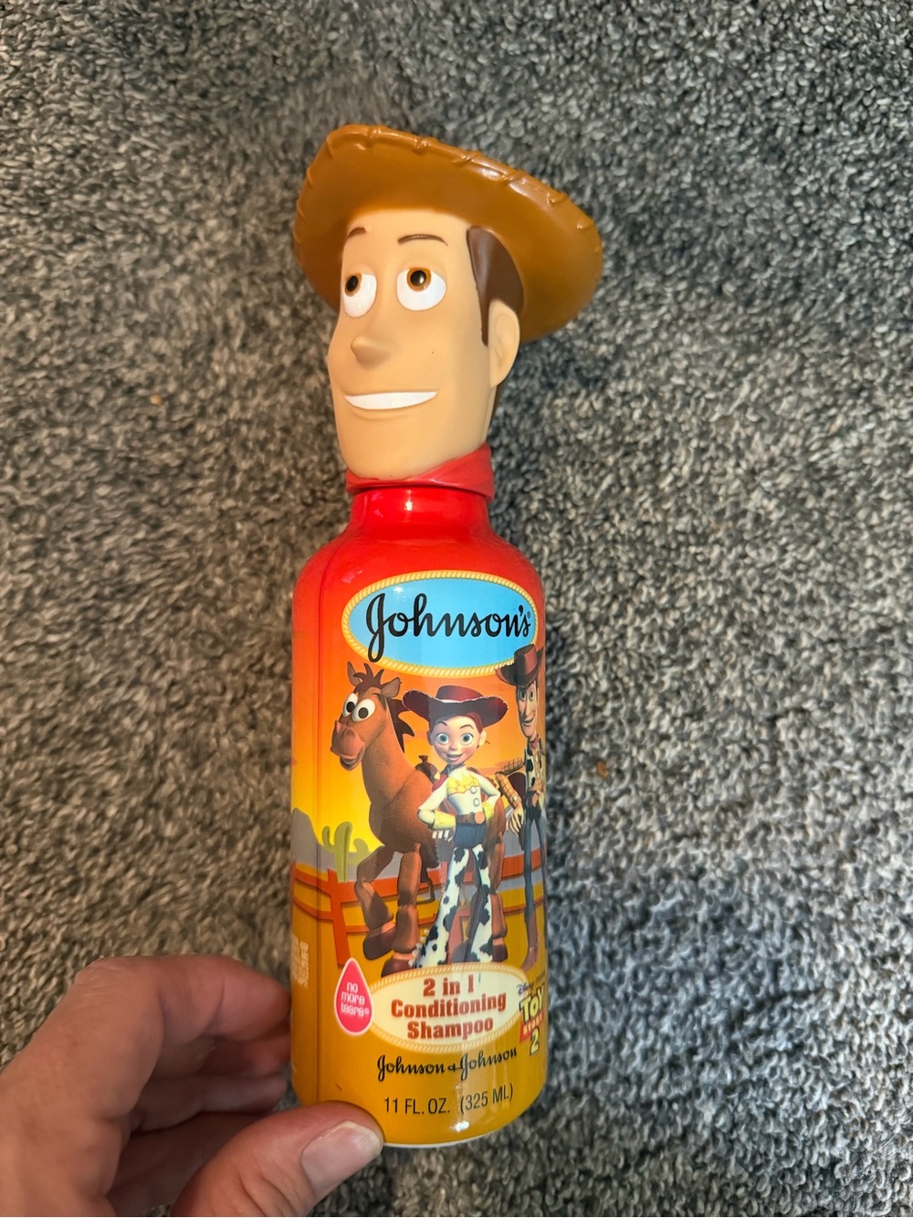 Johnson's Kids 2-in-1 Conditioning Shampoo with Woody Top - Red & Yellow
